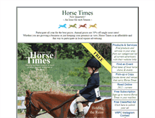 Tablet Screenshot of horsetimes.net